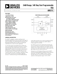 Click here to download AD8375 Datasheet