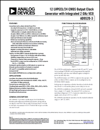 Click here to download AD9520-3BCPZ-REEL7 Datasheet