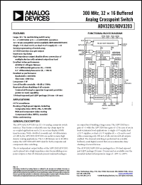Click here to download ADV3202ASWZ Datasheet