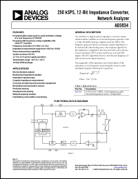 Click here to download AD5934YRSZ Datasheet