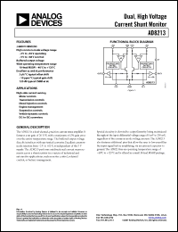 Click here to download AD8213 Datasheet