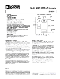Click here to download AD9244-65PCB Datasheet