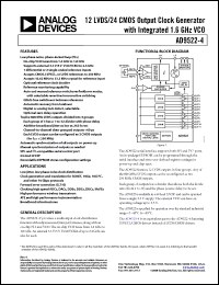 Click here to download AD9522-4 Datasheet