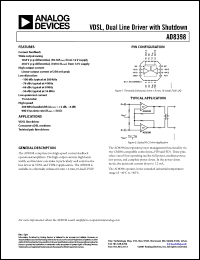 Click here to download AD8398 Datasheet