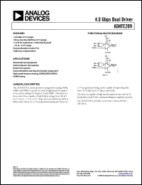 Click here to download ADATE209BBCZ Datasheet