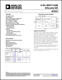 Click here to download AD7625 Datasheet