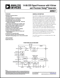 Click here to download AD9927BBCZ Datasheet
