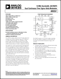 Click here to download AD9267 Datasheet