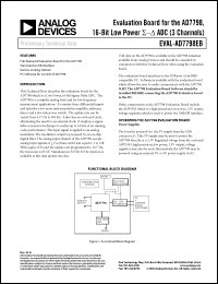 Click here to download EVAL-AD7798EB Datasheet