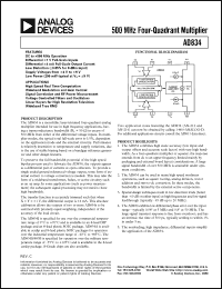 Click here to download AD834S Datasheet