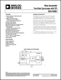 Click here to download ADIS16060BCCZ Datasheet