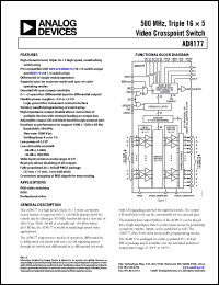 Click here to download AD8177 Datasheet
