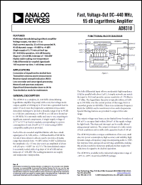 Click here to download AD8310_05 Datasheet
