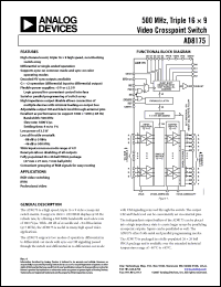 Click here to download AD8175-EVALZ Datasheet