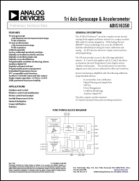 Click here to download ADIS16350AML Datasheet