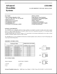 Click here to download AMS1084 Datasheet