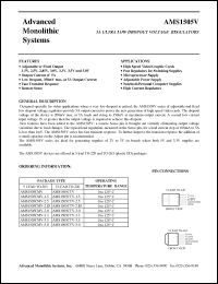 Click here to download AMS1505CMV-2.5 Datasheet