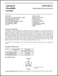 Click here to download AMS3100-1.2BM Datasheet