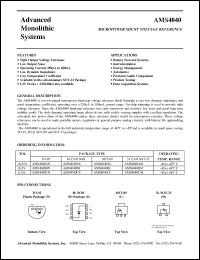 Click here to download AMS4040BM Datasheet