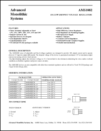 Click here to download AMS1082CT-285 Datasheet