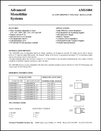 Click here to download AMS1084CT-33 Datasheet