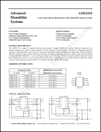 Click here to download AMS2115P-1.5 Datasheet