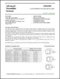 Click here to download AMS1505CD-3.0 Datasheet