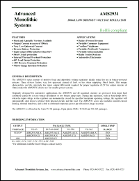 Click here to download AMS2931_08 Datasheet