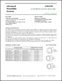 Click here to download AMS1503CD Datasheet