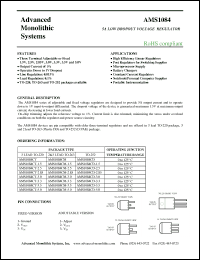 Click here to download AMS1084CD-2.85 Datasheet