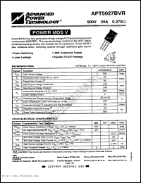 Click here to download APT5027BVR Datasheet