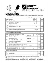 Click here to download APT1001RBN Datasheet