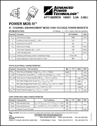 Click here to download APT1002RCN Datasheet