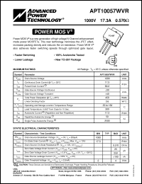 Click here to download APT10057 Datasheet