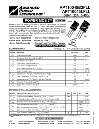 Click here to download APT10045LFLL Datasheet