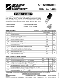 Click here to download APT1201R6 Datasheet