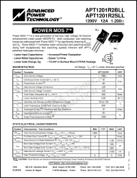 Click here to download APT1201R2BLL Datasheet