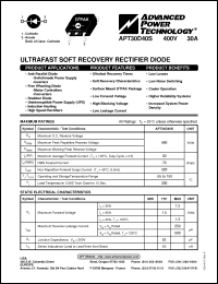 Click here to download APT30D40 Datasheet