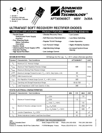 Click here to download APT30D60 Datasheet