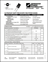 Click here to download APT60D30 Datasheet