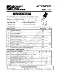 Click here to download APT60GT60 Datasheet