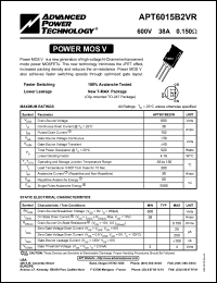 Click here to download APT6015B2 Datasheet