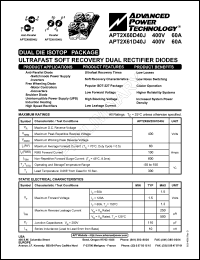 Click here to download APT2X60D40 Datasheet