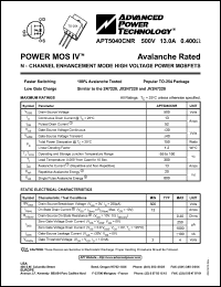 Click here to download APT5040 Datasheet