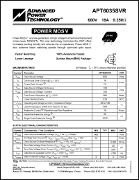 Click here to download APT6035SVR Datasheet