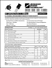 Click here to download ARF442 Datasheet