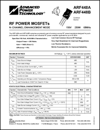 Click here to download ARF448B Datasheet