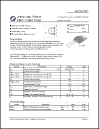 Click here to download 03N70 Datasheet