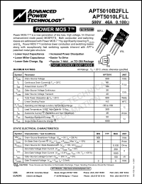 Click here to download APT5010B2 Datasheet