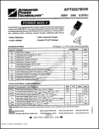 Click here to download APT5027 Datasheet